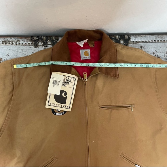 Carhartt Detroit Quilted Nylon Lined Firm Duck Jacket Vintage - Picture 16 of 16